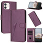 Triangle Pattern Buckle Clasp Leather Phone Case, For iPhone 13 mini, For iPhone 12 / 12 Pro, For iPhone 12 Pro Max