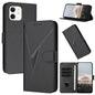 Triangle Pattern Buckle Clasp Leather Phone Case, For iPhone 13 mini, For iPhone 12 / 12 Pro, For iPhone 12 Pro Max