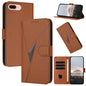 Triangle Pattern Buckle Clasp Leather Phone Case, For iPhone XS Max, For iPhone 7 Plus / 8 Plus