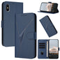 Triangle Pattern Buckle Clasp Leather Phone Case, For iPhone 11 Pro, For iPhone X / XS, For iPhone XR