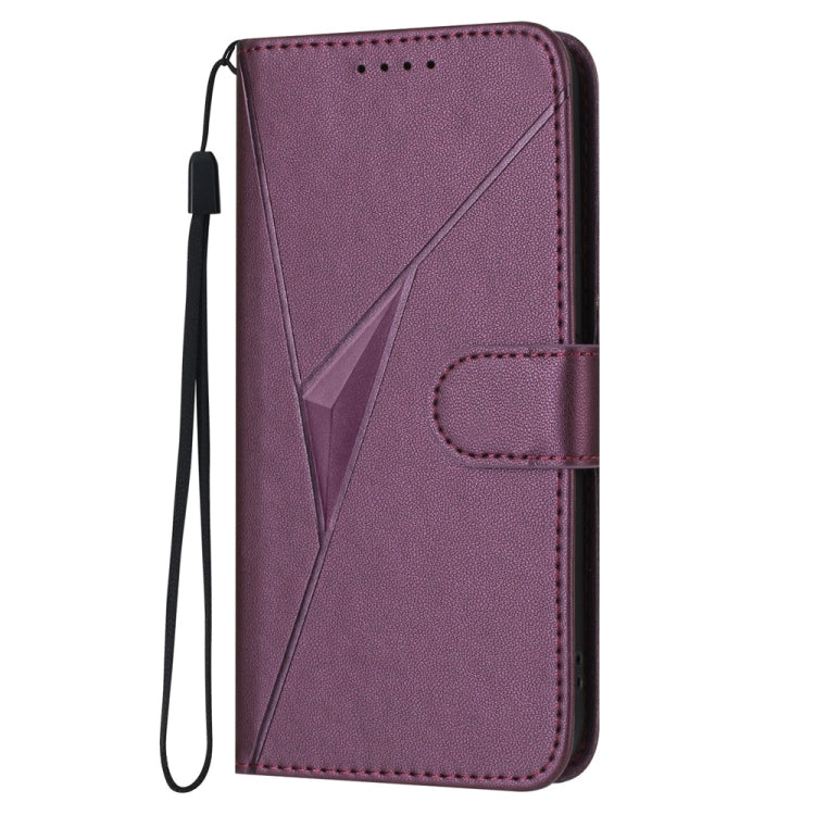 Triangle Pattern Buckle Clasp Leather Phone Case, For iPhone 17e / 16e, For iPhone 17 Pro Max, For iPhone 17 Pro