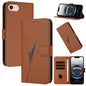 Triangle Pattern Buckle Clasp Leather Phone Case, For iPhone 17e / 16e, For iPhone 17 Pro Max, For iPhone 17 Pro