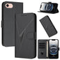 Triangle Pattern Buckle Clasp Leather Phone Case, For iPhone 17e / 16e, For iPhone 17 Pro Max, For iPhone 17 Pro