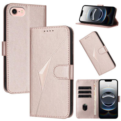 Triangle Pattern Buckle Clasp Leather Phone Case, For iPhone 17e / 16e, For iPhone 17 Pro Max, For iPhone 17 Pro