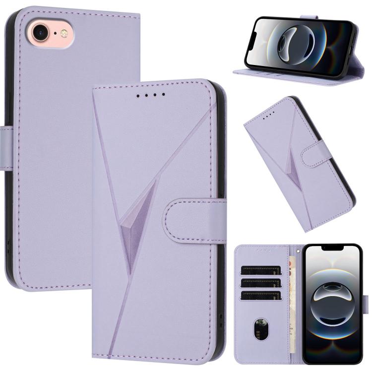 Triangle Pattern Buckle Clasp Leather Phone Case, For iPhone 17e / 16e, For iPhone 17 Pro Max, For iPhone 17 Pro