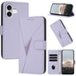 Triangle Pattern Buckle Clasp Leather Phone Case, For iPhone 17, For iPhone Air, For iPhone 16 Pro Max