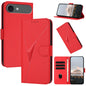 Triangle Pattern Buckle Clasp Leather Phone Case, For iPhone 17, For iPhone Air, For iPhone 16 Pro Max