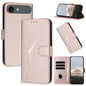 Triangle Pattern Buckle Clasp Leather Phone Case, For iPhone 17, For iPhone Air, For iPhone 16 Pro Max