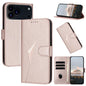 Triangle Pattern Buckle Clasp Leather Phone Case, For iPhone 17e / 16e, For iPhone 17 Pro Max, For iPhone 17 Pro
