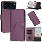 Triangle Pattern Buckle Clasp Leather Phone Case, For iPhone 17e / 16e, For iPhone 17 Pro Max, For iPhone 17 Pro