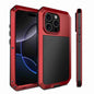 RedPepper Triple-proof Metal Phone Case, For iPhone 17 Pro Max, For iPhone 17 Pro, For iPhone 17, For iPhone Air, For iPhone 16 Pro Max, For iPhone 16 Pro, For iPhone 16 Plus, For iPhone 16