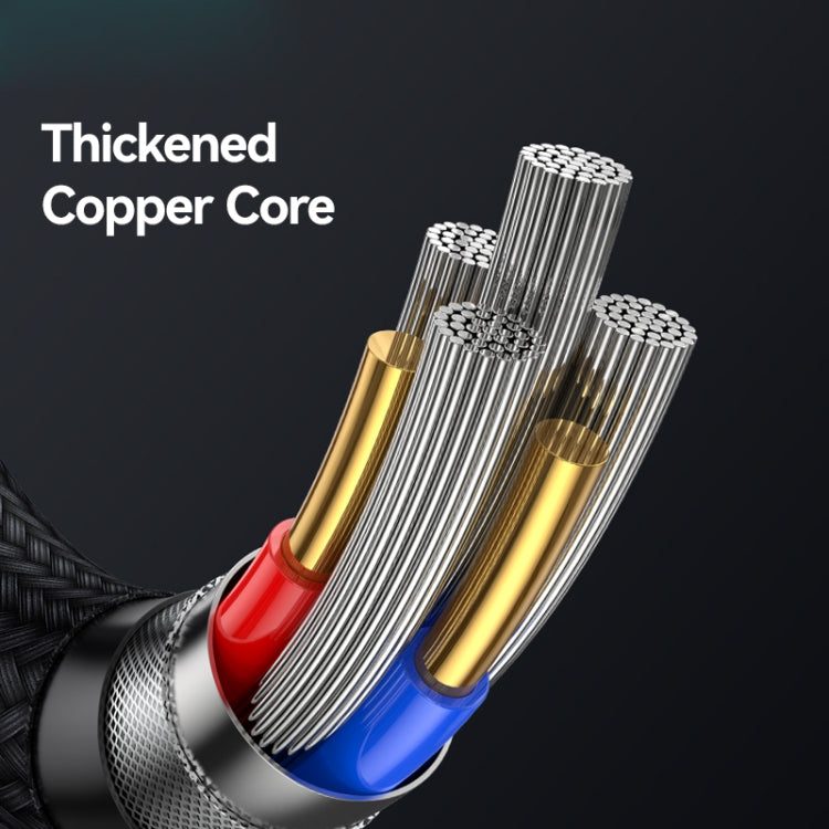 USAMS SJ742 100W USB-C / Type-C to USB-C / Type-C Zinc Alloy Digital Display Fast Data Cable, Length: 1.2m, SJ742USB01, SJ742USB02