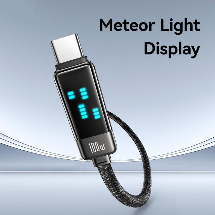 USAMS SJ744 100W USB-C / Type-C to USB-C / Type-C Zinc Alloy Fast Data Cable, Length: 1.2m, SJ744USB01, SJ744USB02