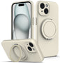 Liquid Silicone MagSafe Phone Case with Rotating Holder, For iPhone 14 Plus, For iPhone 14, For iPhone 14 Pro, For iPhone 14 Pro Max