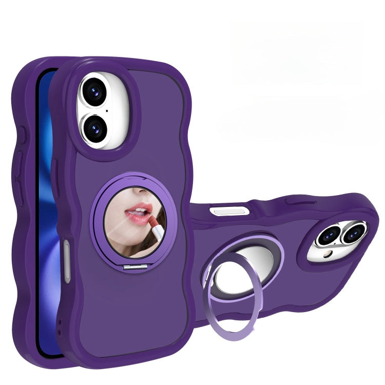 Mirror Holder MagSafe Phone Case, For iPhone 16 Pro, For iPhone 16 Plus, For iPhone 16, For iPhone 15 Pro Max, For iPhone 15 Pro, For iPhone 15 Plus