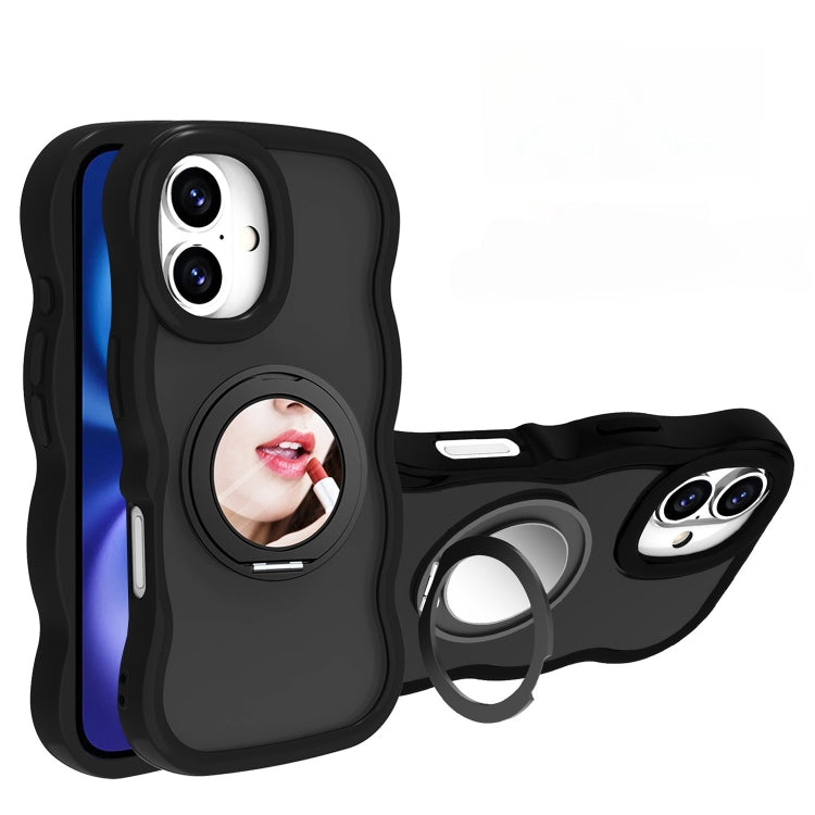 Mirror Holder MagSafe Phone Case, For iPhone 16 Pro, For iPhone 16 Plus, For iPhone 16, For iPhone 15 Pro Max, For iPhone 15 Pro, For iPhone 15 Plus