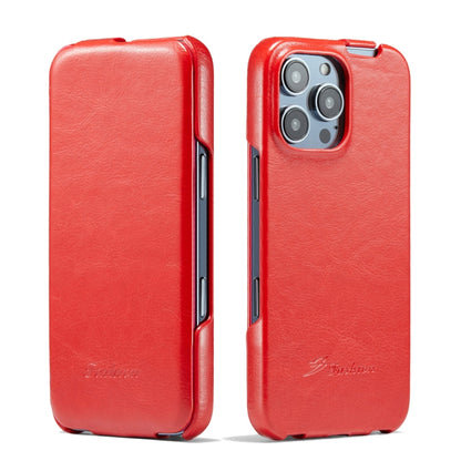 Fierre Shann 64 Texture Vertical Flip PU Leather Phone Case, For iPhone 17e / 16e, For iPhone 16 Pro Max, For iPhone 16 Pro, For iPhone 16 Plus, For iPhone 16
