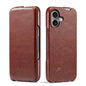 Fierre Shann 64 Texture Vertical Flip PU Leather Phone Case, For iPhone 17e / 16e, For iPhone 16 Pro Max, For iPhone 16 Pro, For iPhone 16 Plus, For iPhone 16