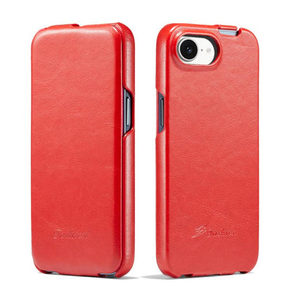 Fierre Shann 64 Texture Vertical Flip PU Leather Phone Case, For iPhone 17e / 16e, For iPhone 16 Pro Max, For iPhone 16 Pro, For iPhone 16 Plus, For iPhone 16