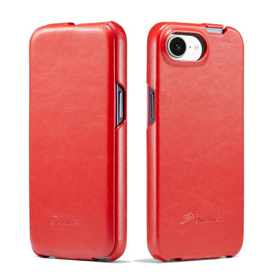 Fierre Shann 64 Texture Vertical Flip PU Leather Phone Case, For iPhone 17e / 16e, For iPhone 16 Pro Max, For iPhone 16 Pro, For iPhone 16 Plus, For iPhone 16