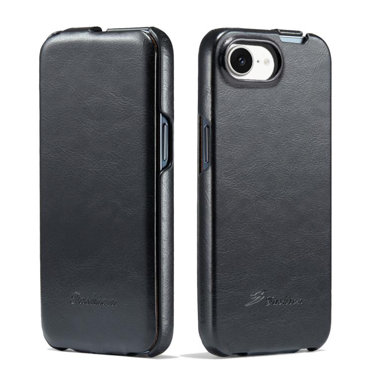 Fierre Shann 64 Texture Vertical Flip PU Leather Phone Case, For iPhone 17e / 16e, For iPhone 16 Pro Max, For iPhone 16 Pro, For iPhone 16 Plus, For iPhone 16