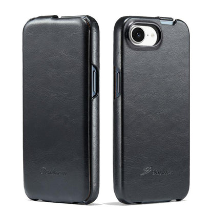 Fierre Shann 64 Texture Vertical Flip PU Leather Phone Case, For iPhone 17e / 16e, For iPhone 16 Pro Max, For iPhone 16 Pro, For iPhone 16 Plus, For iPhone 16