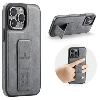 Fierre Shann Oil Wax Cow Leather Holder Back Phone Case, For iPhone 16, For iPhone 15 Pro Max, For iPhone 15 Pro, For iPhone 15 Plus