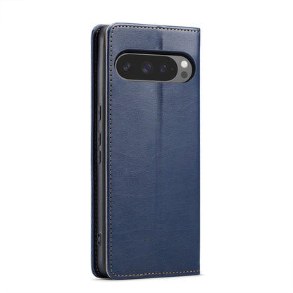 Fierre Shann PU Genuine Leather Texture Phone Case, For Google Pixel 9 Pro XL, For Google Pixel 9 / 9 Pro
