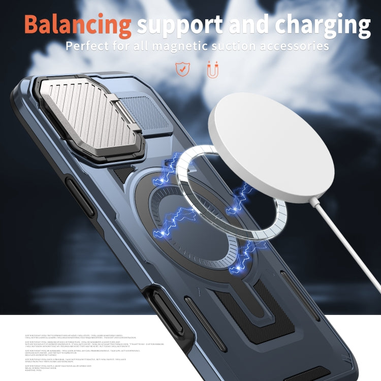 Shield Frame Holder MagSafe Phone Case, For iPhone 16 Pro Max, For iPhone 16 Pro, For iPhone 16 Plus