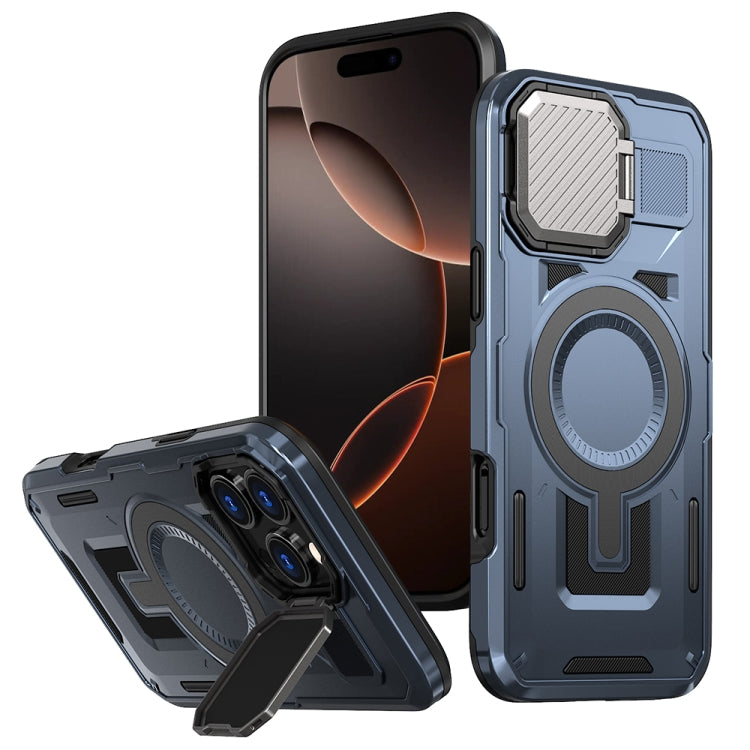 Shield Frame Holder MagSafe Phone Case, For iPhone 16 Pro Max, For iPhone 16 Pro, For iPhone 16 Plus