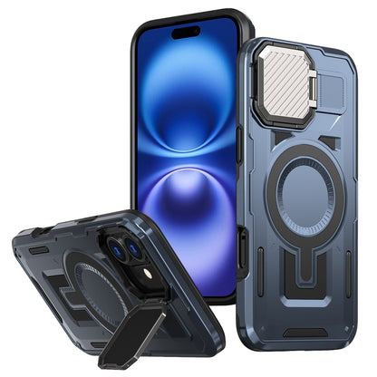 Shield Frame Holder MagSafe Phone Case, For iPhone 16 Pro Max, For iPhone 16 Pro, For iPhone 16 Plus