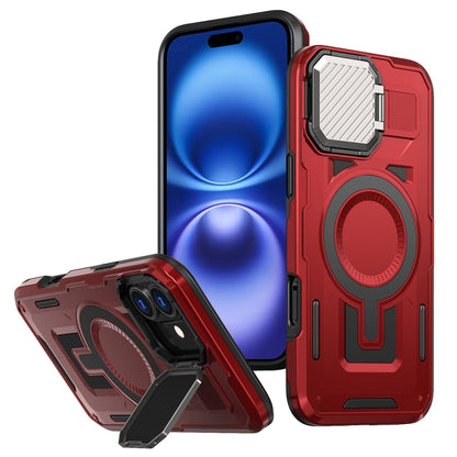 Shield Frame Holder MagSafe Phone Case, For iPhone 16 Pro Max, For iPhone 16 Pro, For iPhone 16 Plus