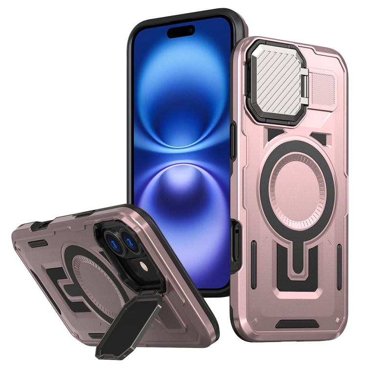 Shield Frame Holder MagSafe Phone Case, For iPhone 16 Pro Max, For iPhone 16 Pro, For iPhone 16 Plus