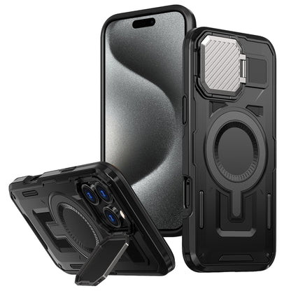 Shield Frame Holder MagSafe Phone Case, For iPhone 16, For iPhone 15 Pro Max, For iPhone 15 Pro