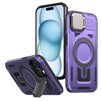 Shield Frame Holder MagSafe Phone Case, For iPhone 15 Plus, For iPhone 15, For iPhone 14 Plus