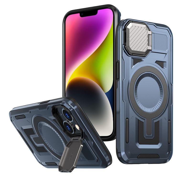 Shield Frame Holder MagSafe Phone Case, For iPhone 15 Plus, For iPhone 15, For iPhone 14 Plus
