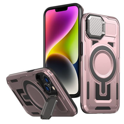 Shield Frame Holder MagSafe Phone Case, For iPhone 15 Plus, For iPhone 15, For iPhone 14 Plus