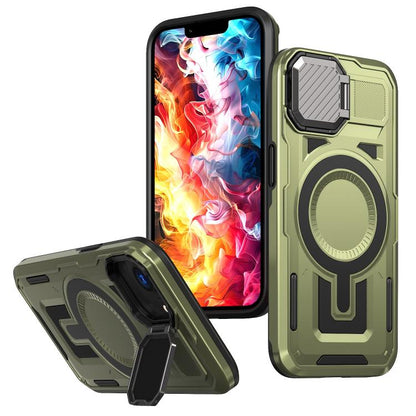 Shield Frame Holder MagSafe Phone Case, For iPhone 17e / 16e, For iPhone 17 Pro Max, For iPhone 17 Pro