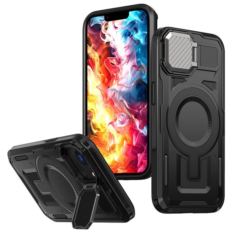 Shield Frame Holder MagSafe Phone Case, For iPhone 17e / 16e, For iPhone 17 Pro Max, For iPhone 17 Pro
