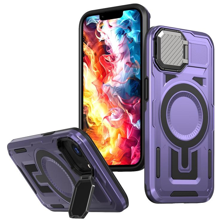 Shield Frame Holder MagSafe Phone Case, For iPhone 17e / 16e, For iPhone 17 Pro Max, For iPhone 17 Pro