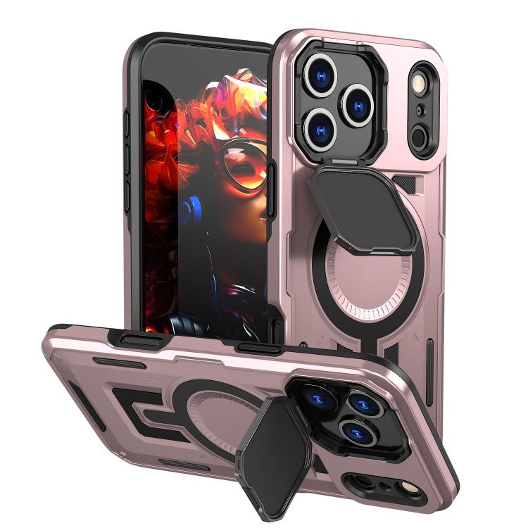 Shield Frame Holder MagSafe Phone Case, For iPhone 17e / 16e, For iPhone 17 Pro Max, For iPhone 17 Pro