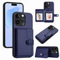 Button Card Bag RFID Anti-theft Phone Case, For iPhone 15 Pro Max, For iPhone 15 Pro, For iPhone 15 Plus, For iPhone 15