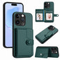 Button Card Bag RFID Anti-theft Phone Case, For iPhone 15 Pro Max, For iPhone 15 Pro, For iPhone 15 Plus, For iPhone 15