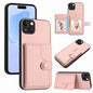 Button Card Bag RFID Anti-theft Phone Case, For iPhone 15 Pro Max, For iPhone 15 Pro, For iPhone 15 Plus, For iPhone 15