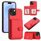 Button Card Bag RFID Anti-theft Phone Case, For iPhone 15 Pro Max, For iPhone 15 Pro, For iPhone 15 Plus, For iPhone 15