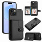 Button Card Bag RFID Anti-theft Phone Case, For iPhone 13 mini, For iPhone 12, For iPhone 12 Pro Max, For iPhone 12 Pro