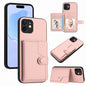 Button Card Bag RFID Anti-theft Phone Case, For iPhone 12 mini, For iPhone 11 Pro Max, For iPhone 11, For iPhone 11 Pro