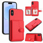 Button Card Bag RFID Anti-theft Phone Case, For iPhone XS / X, For iPhone XR, For iPhone XS Max, For iPhone 8 Plus / 7 Plus