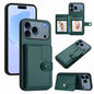 Button Card Bag RFID Anti-theft Phone Case, For iPhone 18 Pro / 17 Pro, For iPhone 18 Pro Max / 17 Pro Max, For iPhone 17, For iPhone Air