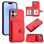 Button Card Bag RFID Anti-theft Phone Case, For iPhone 18 Pro / 17 Pro, For iPhone 18 Pro Max / 17 Pro Max, For iPhone 17, For iPhone Air